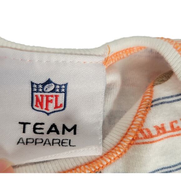 Baby 0-3M Bodysuit Lot of 4 NFL Denver Broncos & Patterned Football Blue Orange - Picture 8 of 16